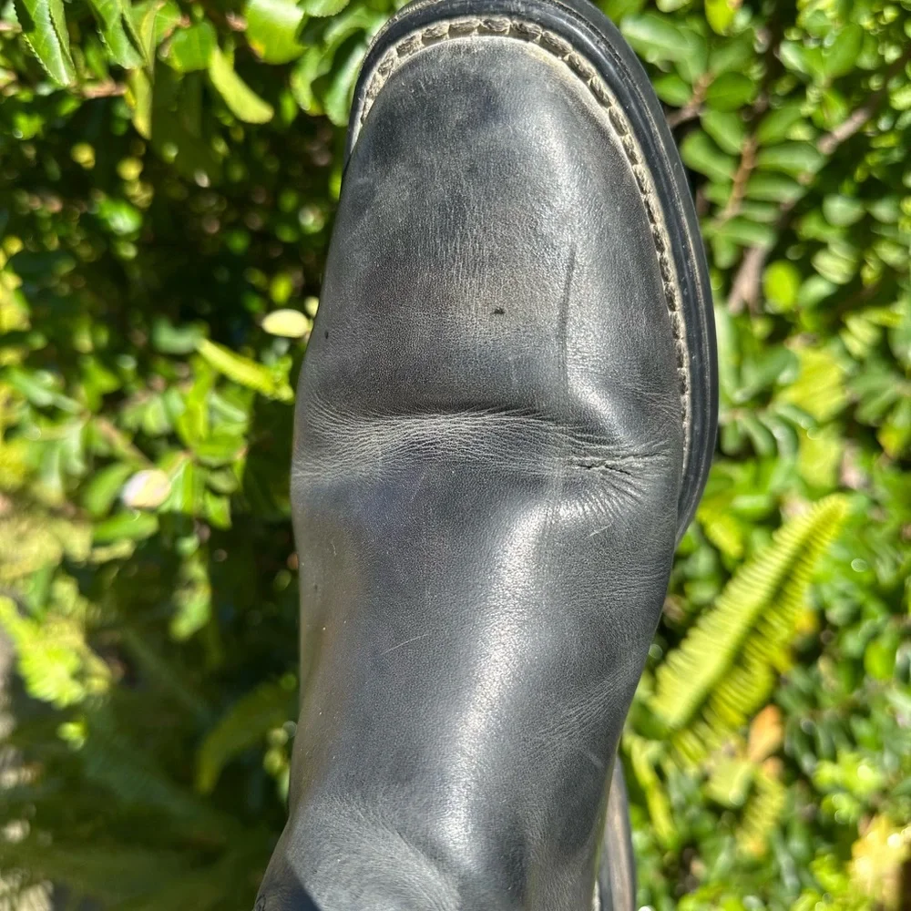 Ariat Black Tall Leather Riding Boots